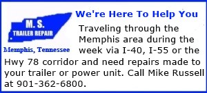 Trailer Repair in the Memphis TN area - Call mstrailer repair at 901-362-6800 